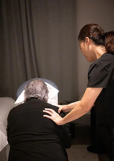 Massage therapy at Boca Woods spa facility
